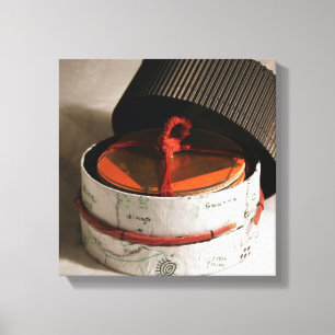 Rencontre symbolique Toile de livre de l'artiste