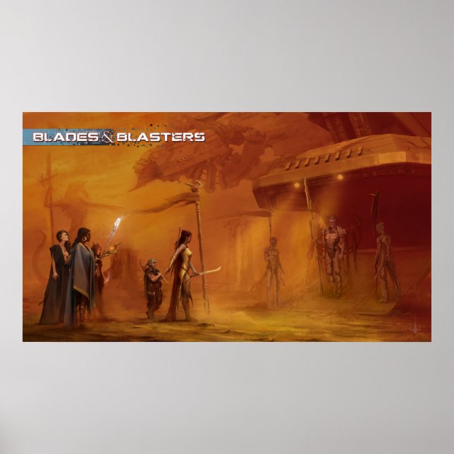 "Rencontrez et saluez" 36 x 20 Poster (Devant)