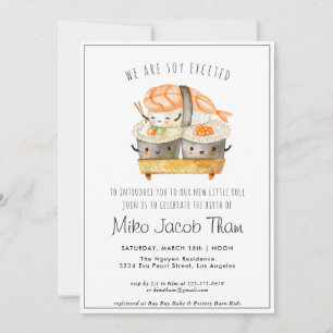 Rencontrez le bébé Invitation à la fête de Baby