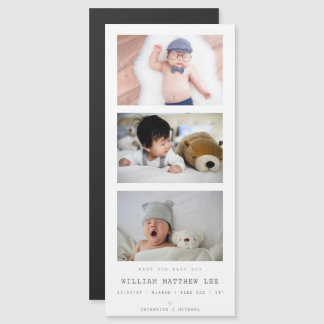 "Rencontrez notre bébé garçon" Bande photo Faire-p