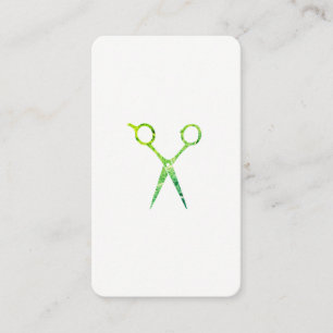 Rendez-vous avec les ciseaux verts Grunge Moderne