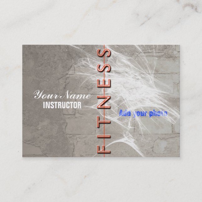 Rendez-vous Blanc de forme physique - affaires, carte de (Devant)