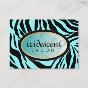 Rendez-vous carte d'Appt de turquoise du zèbre 311-Iridescent