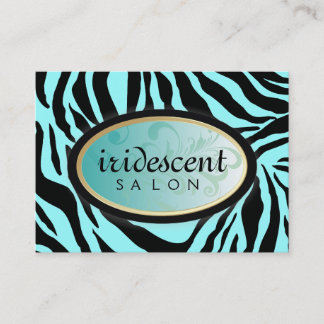 Rendez-vous carte d'Appt de turquoise du zèbre 311-Iridescent