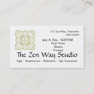 Rendez-vous Carte de carrosserie de manière de zen