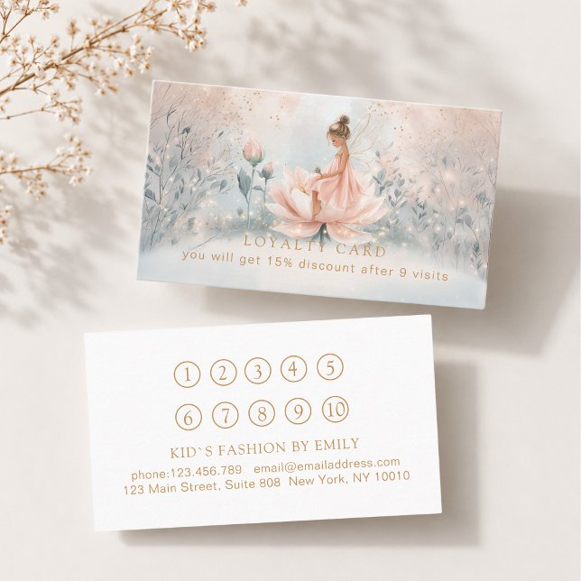 Rendez-vous Carte de Fidélité Fée Caprice 10 (Whimsical Fairy 10 Loyalty Card)