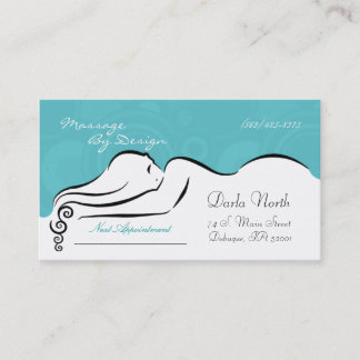 Rendez-vous Carte de visite [bleu spa] de Darla