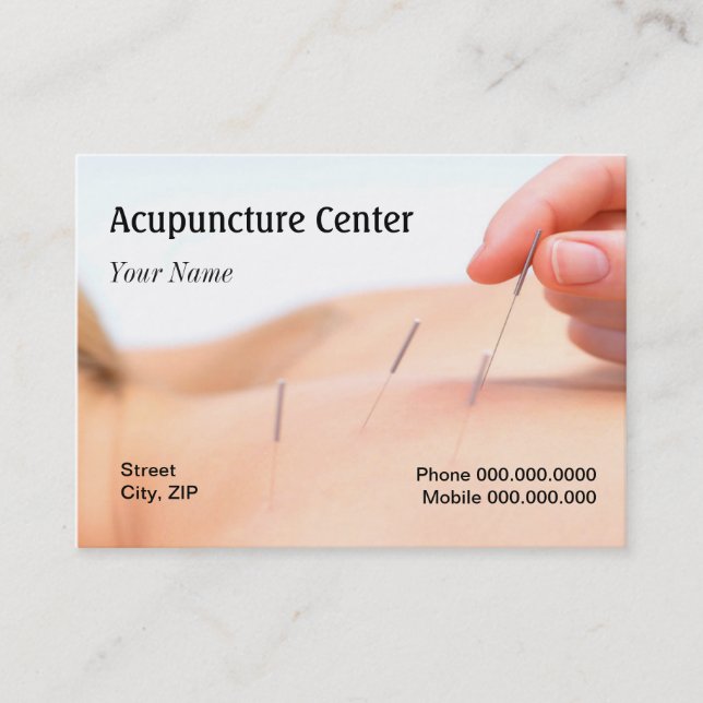 Rendez-vous Carte de visite d'acuponcture (Devant)