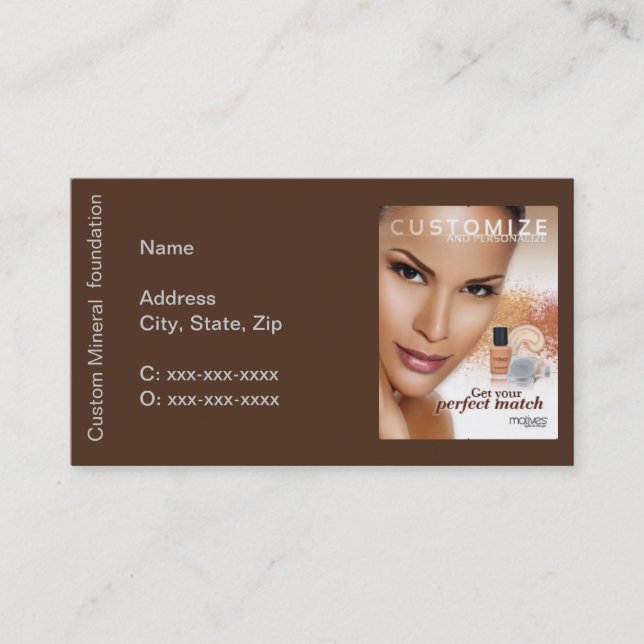 Rendez-vous Carte de visite de base de mélange fait sur (Devant)