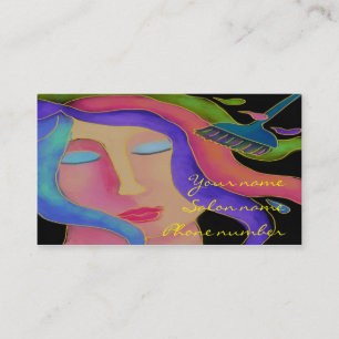 Rendez-vous Carte de visite de coloriste de cheveux