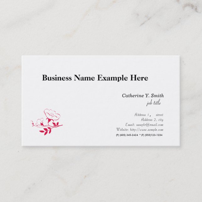 Rendez-vous Carte de visite de nomination (Devant)
