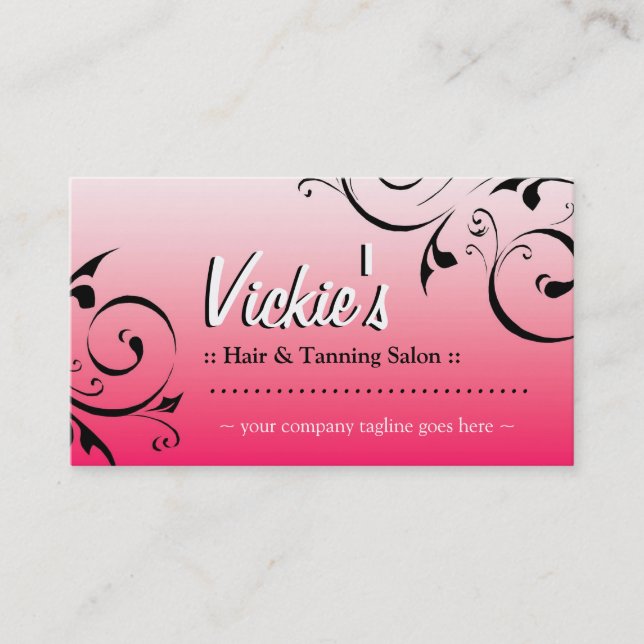 Rendez-vous Carte de visite de salon de bronzage (Devant)