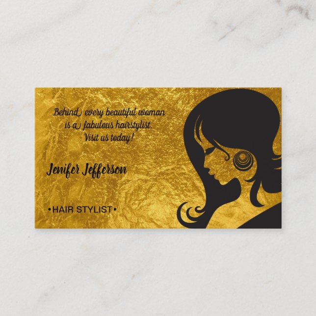 Rendez-vous Carte de visite de salon de coiffure (Devant)