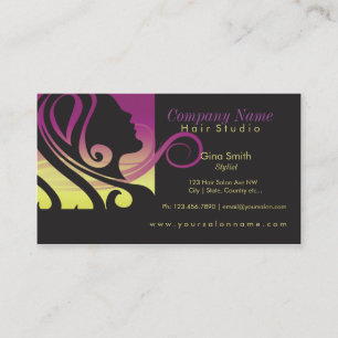 Rendez-vous Carte de visite de salon de coiffure