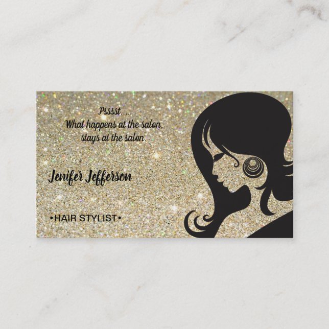 Rendez-vous Carte de visite de salon de coiffure (Devant)