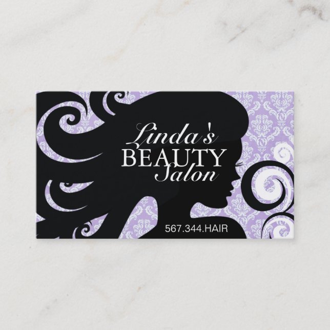 RENDEZ-VOUS CARTE DE VISITE DE SALON DE COIFFURE (Devant)