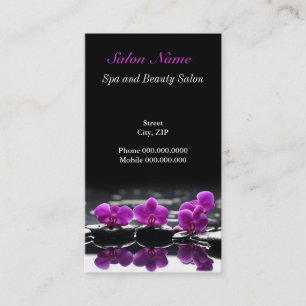 Rendez-vous Carte de visite de salon de santé de massage de