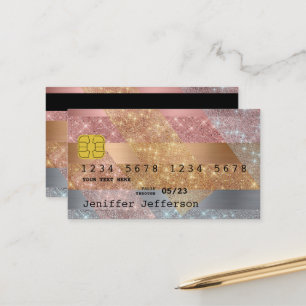 Rendez-vous Carte de visite de style carte de crédit