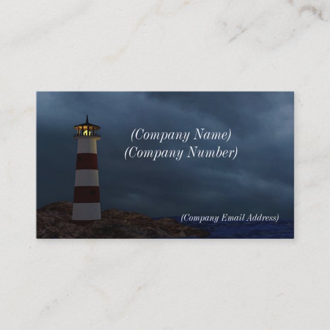 Rendez-vous Carte de visite/phare (Devant)