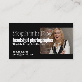 Rendez-vous Carte de visite promotionnel de photographe de