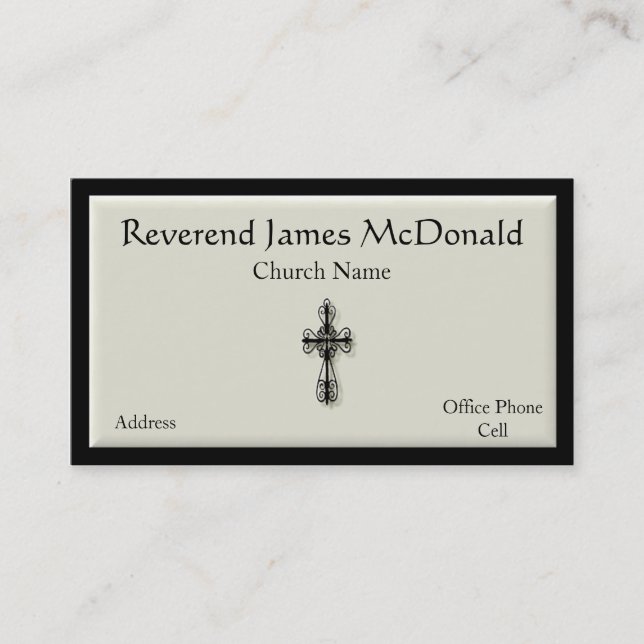 Rendez-vous Carte de visite religieux (Devant)