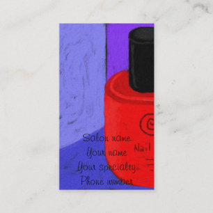 Rendez-vous Carte de visite rouge de technologie d'ongle de