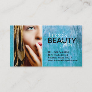 RENDEZ-VOUS CARTE DE VISITE TEXTURISÉ DE SALON DE BEAUTÉ