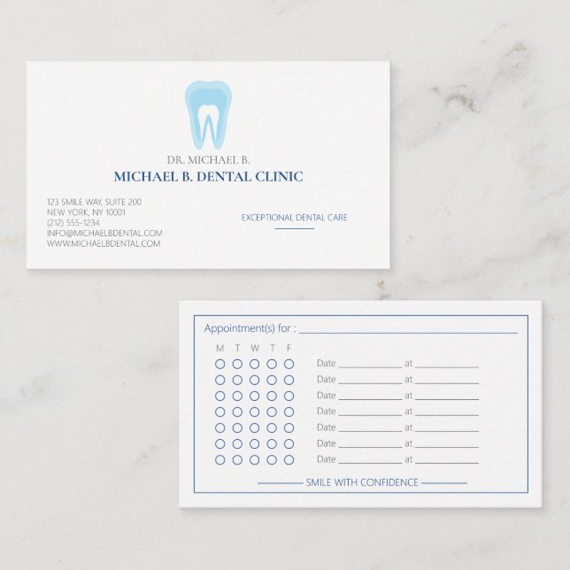 Rendez-vous chez le dentiste officiel (Devant / Derrière)