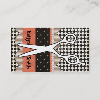 Rendez-vous Cisaillements de cheveux, coiffeur, carte de