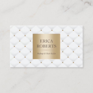 Rendez-vous de luxe d'or de coiffeur de maquilleur