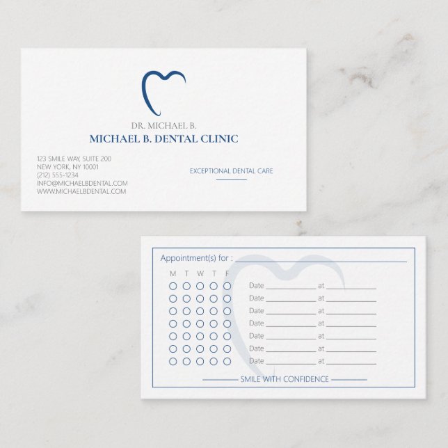 Rendez-vous dentaire avec un dentiste de la marine (Devant / Derrière)