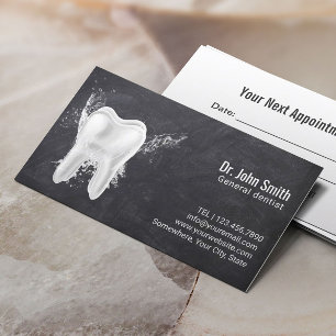 Rendez-vous dentaire de dentiste de tableau de