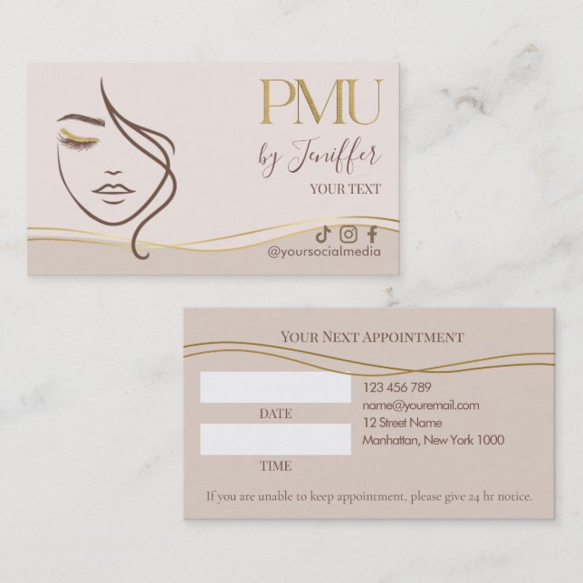 Rendez-vous élégant beige et or PMU (Devant / Derrière)
