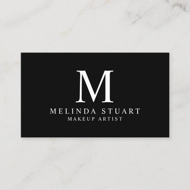 Rendez-vous élégant noir et blanc (Devant)