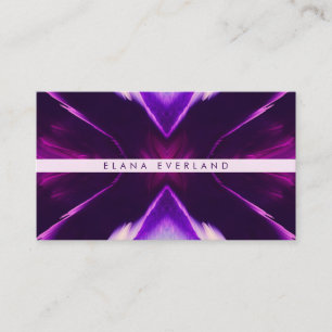 Rendez-vous Encre fluide Carte de contact de profil violet