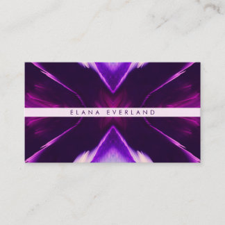 Rendez-vous Encre fluide Carte de contact de profil violet