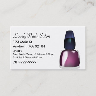 Rendez-vous fait sur commande de salon de clou de