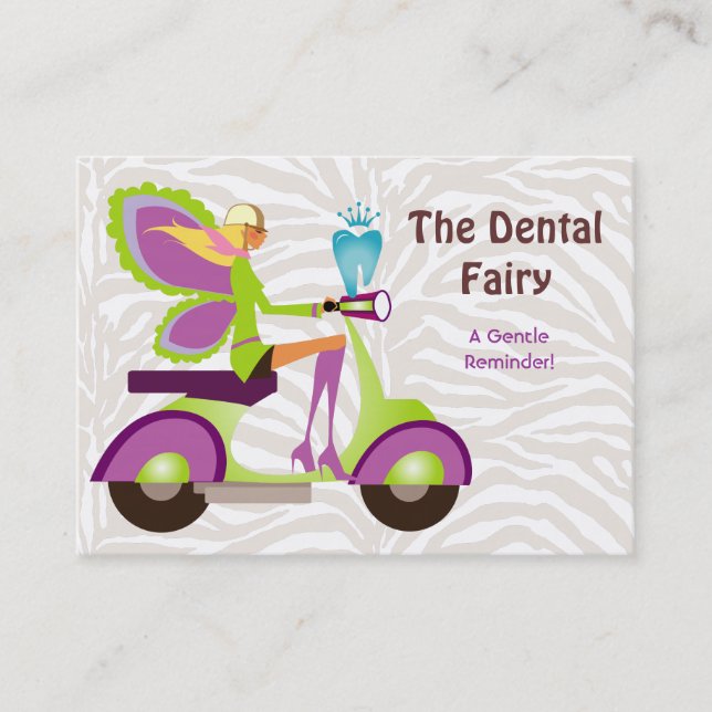 Rendez-vous Fée mignonne de scooter de carte de rappel de (Devant)