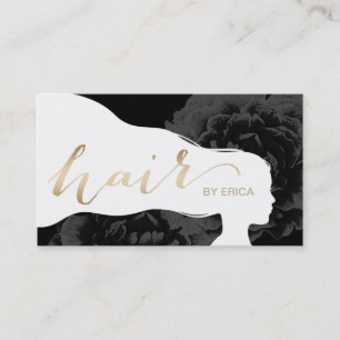 Rendez-vous floral vintage de beauté de coiffeur