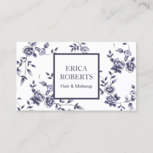 Rendez-vous floral vintage de salon de maquilleur