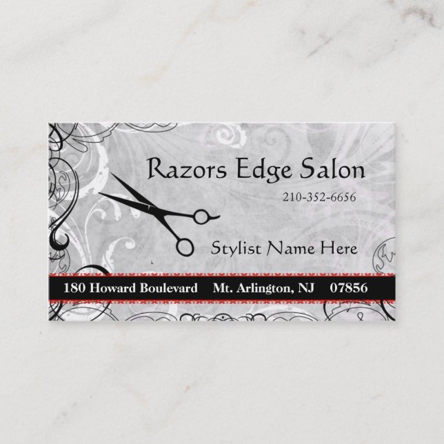 Rendez-vous Le salon classieux s'épanouit le carte de visite (Devant)