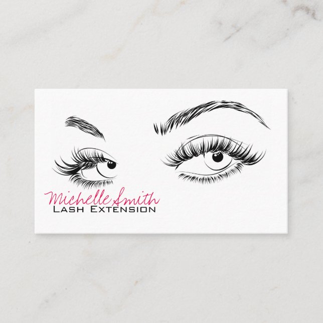 Rendez-vous Maquillage Artiste Lashes Brows Carte de rendez-vo (Devant)