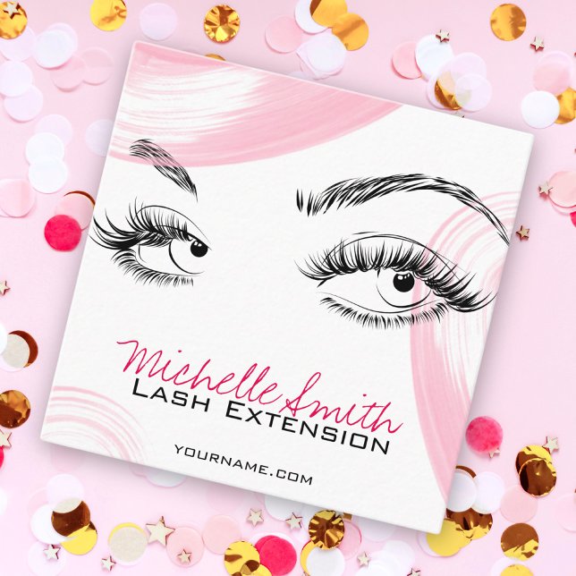 Rendez-vous Maquillage Artiste Lashes Brows Carte de rendez-vo (Créateur téléchargé)
