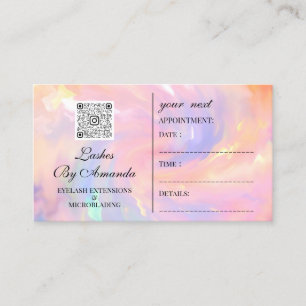 Rendez-vous Maquillage Coiffure Logo Nails Qr Holo