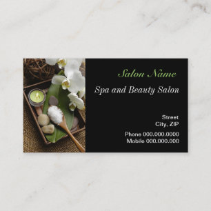 Rendez-vous massage beauté spa bien-être Salon Carte de visite