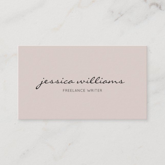 Rendez-vous minimaliste de calligraphie moderne (Devant)