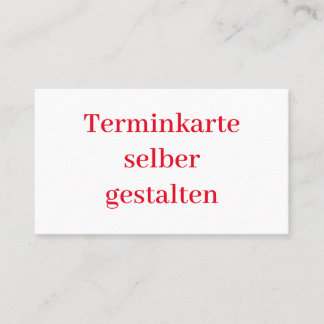 Rendez-vous Modèle de carte à terme