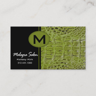 Rendez-vous Modèle de carte de visite d'alligator de zoologie