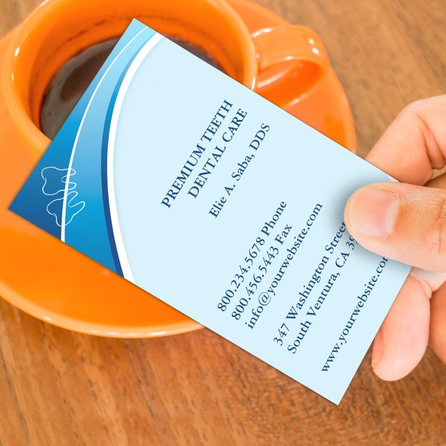Rendez-vous Modèle de carte de visite de cabinet dentaire (Créateur téléchargé)