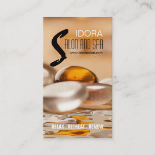 Rendez-vous Modèle de carte de visite de salon et de spa